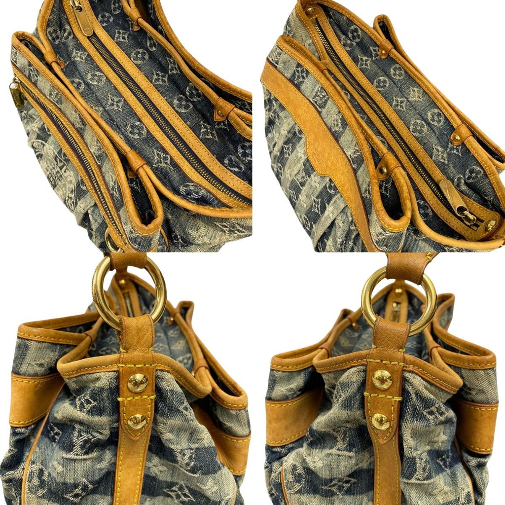 Louis Vuitton Monogram Denim Porte Epol Rayet MM Shoulder Bag — view 4