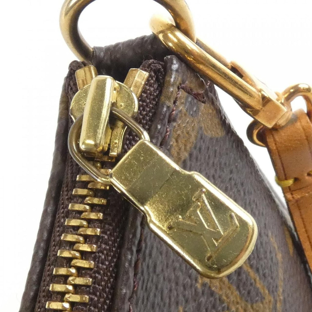 Louis Vuitton Monogram Pochette Pouch Brown Marron — view 3