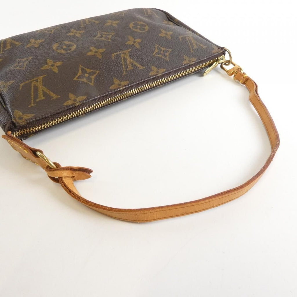 Louis Vuitton Monogram Pochette Pouch Brown Marron — view 6