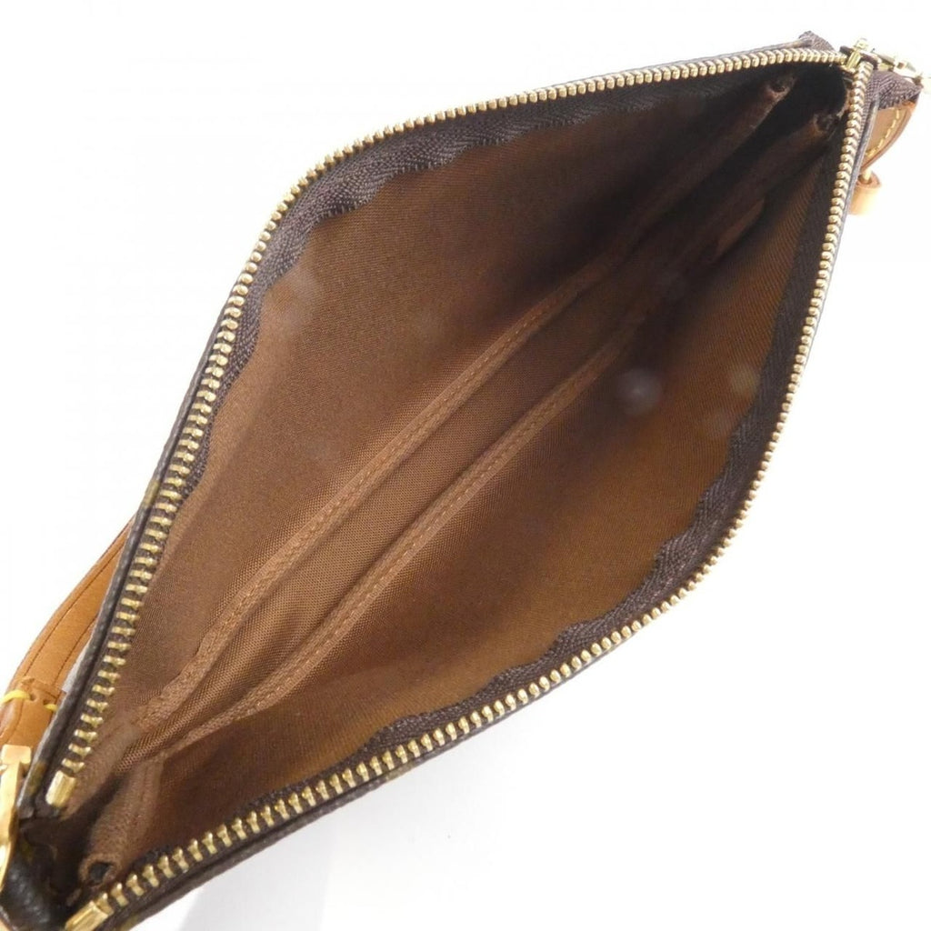 Louis Vuitton Monogram Pochette Pouch Brown Marron — view 8