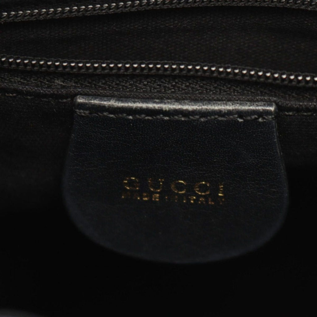 Gucci Backpack Bamboo Black Leather — view 4
