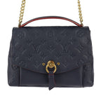Louis Vuitton Blanche BB Handbag Leather Marine Rouge Gold Hardware
