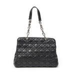 Dior Small Shopping Tote Black Cannage Lambskin Leather — view 5