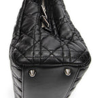 Dior Small Shopping Tote Black Cannage Lambskin Leather — view 7
