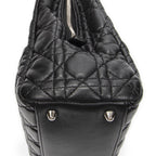Dior Small Shopping Tote Black Cannage Lambskin Leather — view 8