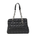 Dior Small Shopping Tote Black Cannage Lambskin Leather