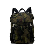 Prada Backpack Khaki Green Camouflage Mimetico Fumo