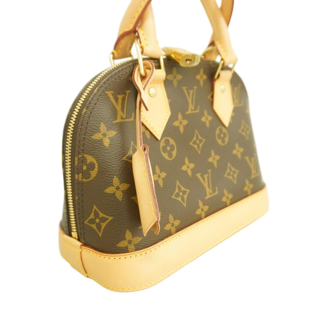 Louis Vuitton Handbag Monogram Alma BB Brown 2-Way — view 2