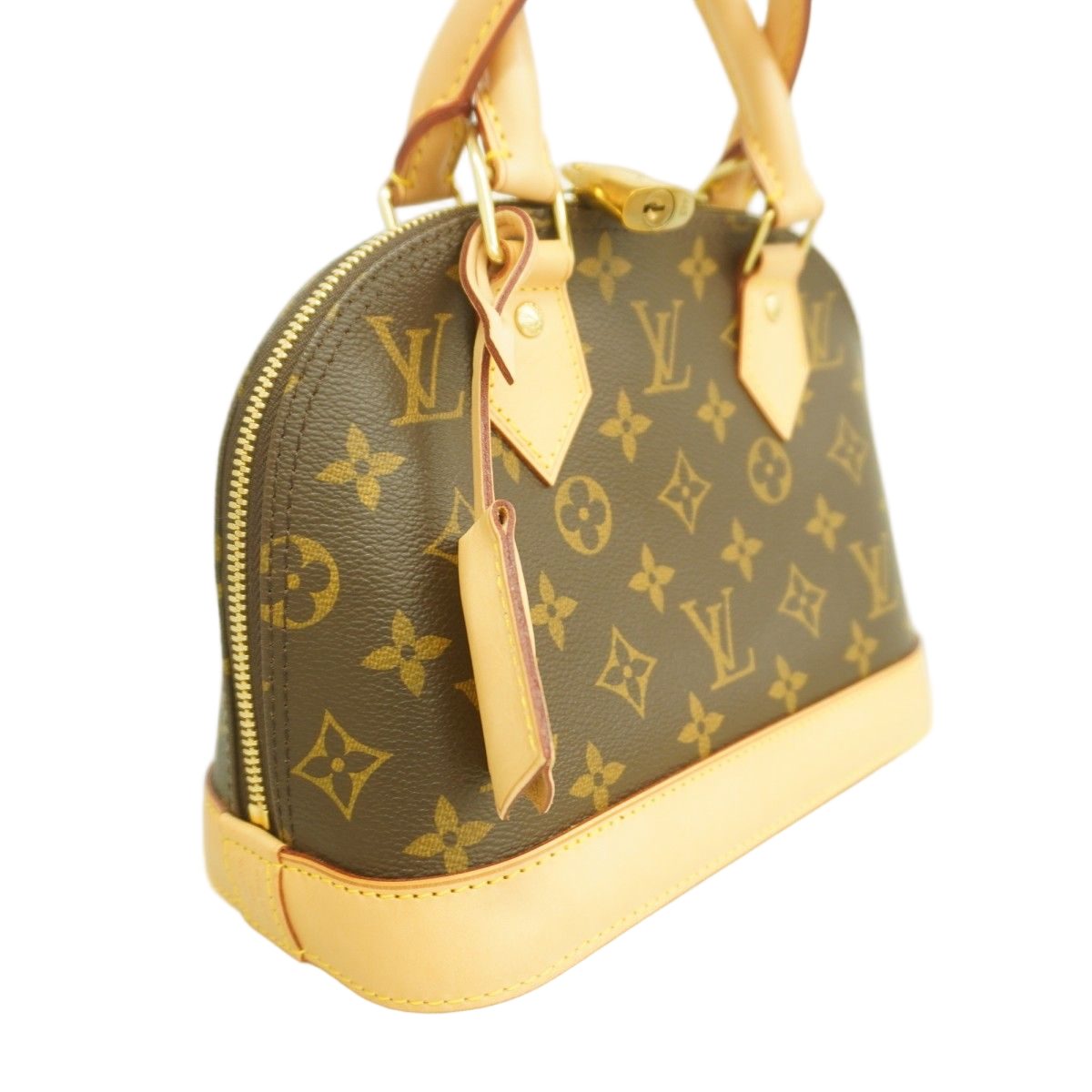 Louis Vuitton Handbag Monogram Alma BB Brown 2-Way — view 2