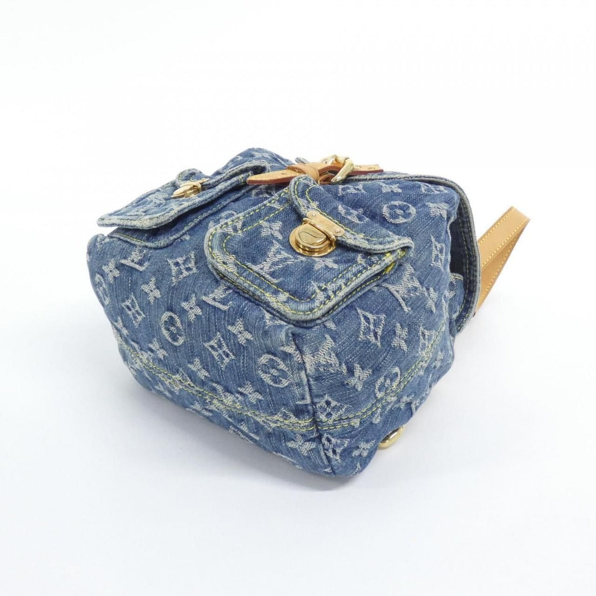 Louis Vuitton Vintage Monogram Denim Sac a Dos PM Backpack — view 3