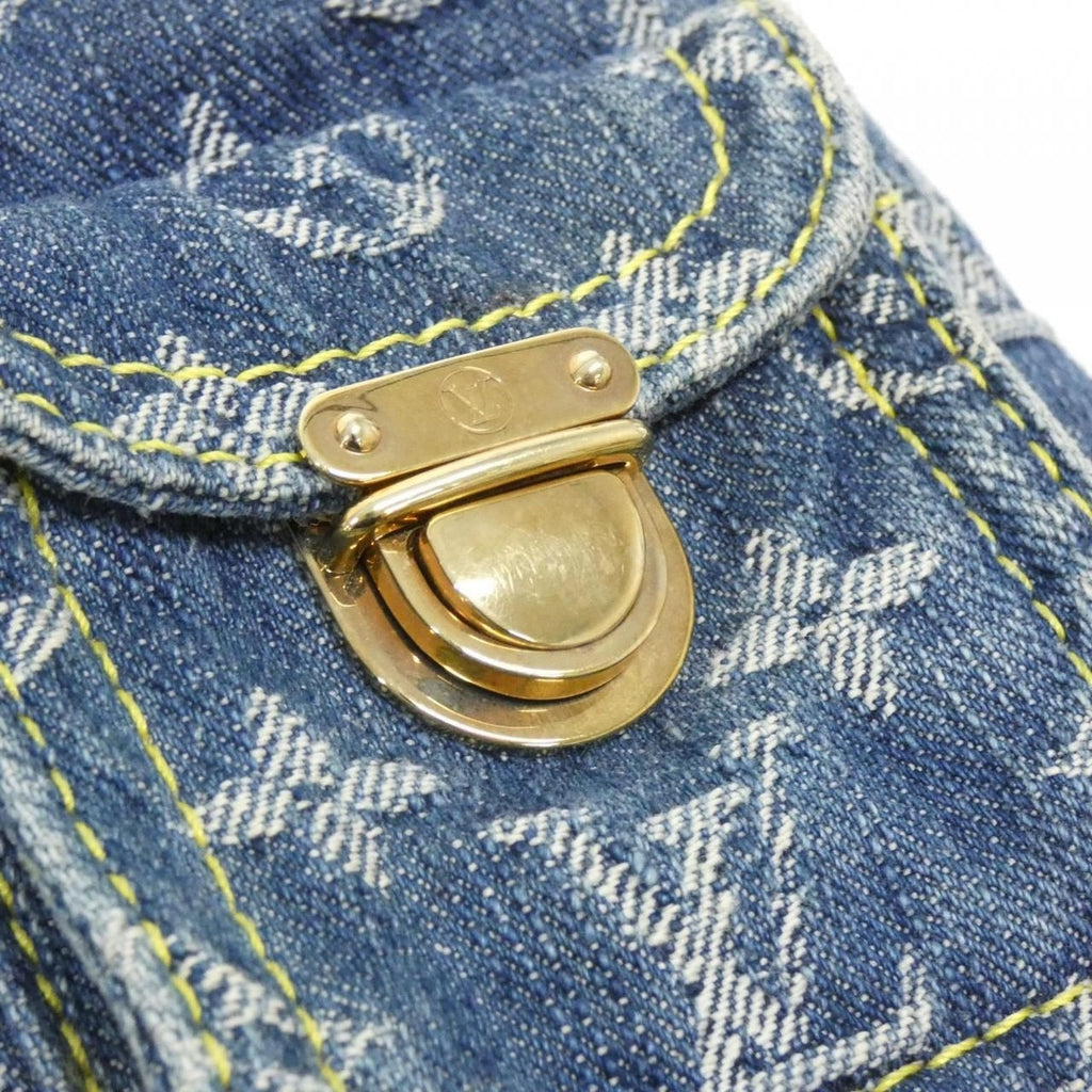 Louis Vuitton Vintage Monogram Denim Sac a Dos PM Backpack — view 5