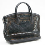 Louis Vuitton Transparency Lockit Handbag Black