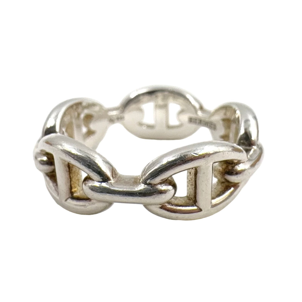 Hermes Chaine D'ancre Silver Ring — view 2