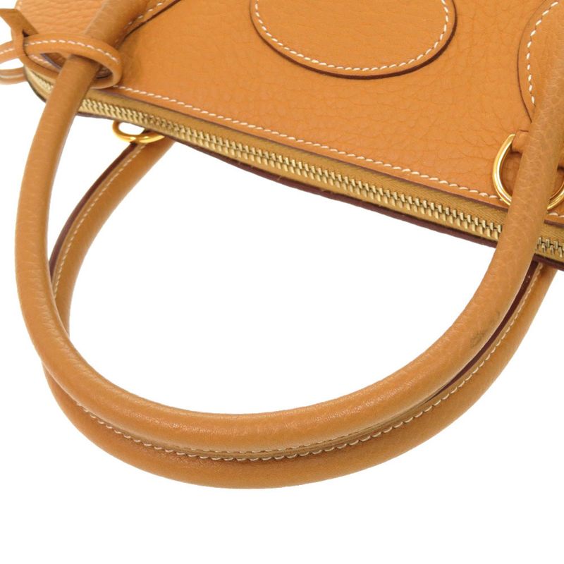 Hermes Bolide 31 Fjord Natural Sable Gold Hardware Handbag Brown — view 6
