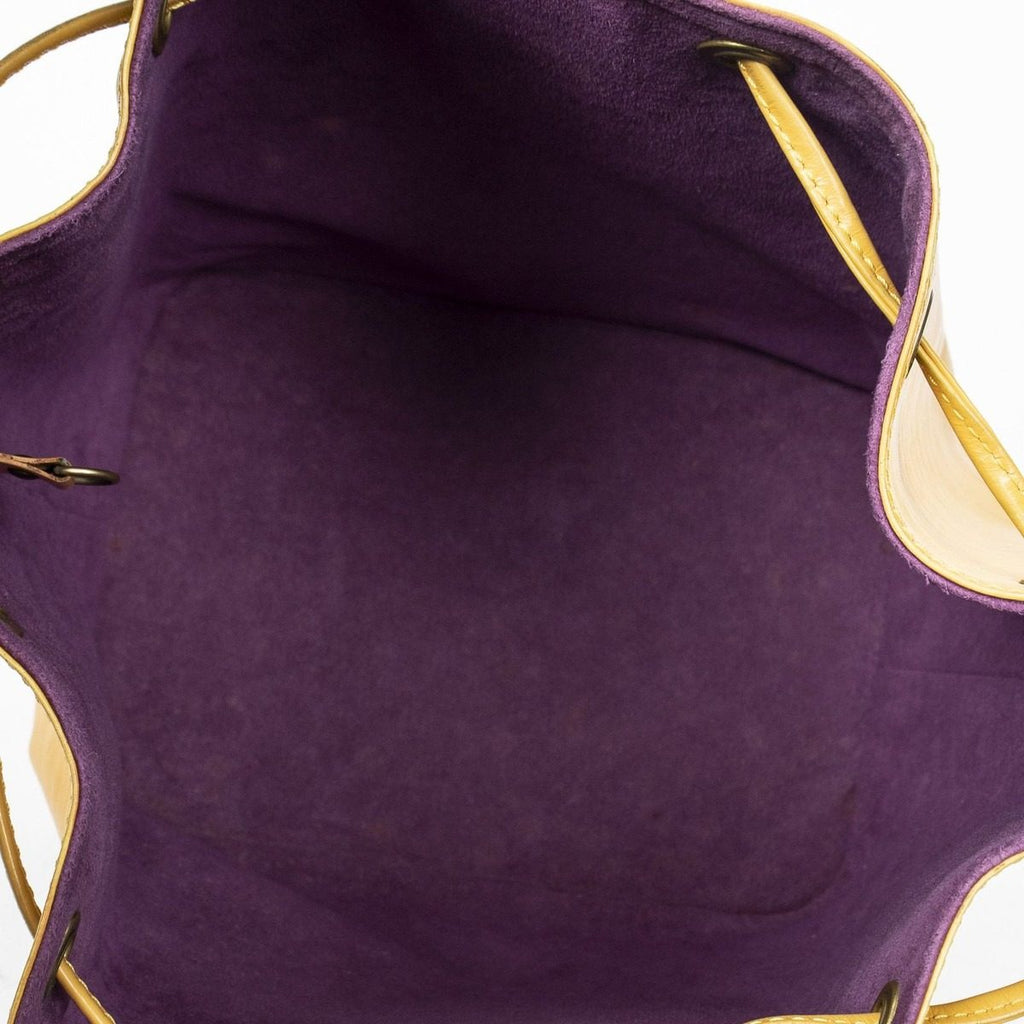 Louis Vuitton Noe Yellow Epi Handbag — view 9