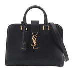 Saint Laurent Baby Cabas 2-Way Bag Leather Black