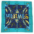 Hermes Scarf Carre 90 Animal Alphabet New Vintage Item Aq7381
