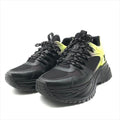 Louis Vuitton Run Away Pulse Line Sneakers Shoes Black Yellow