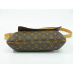Louis Vuitton LV Musette Monogram Shoulder Bag Pochette Brown — view 3