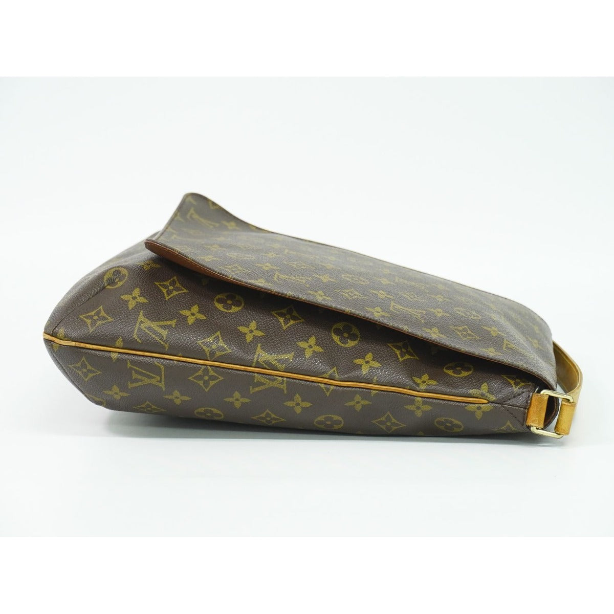 Louis Vuitton LV Musette Monogram Shoulder Bag Pochette Brown — view 4
