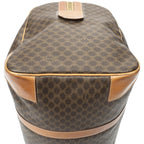 Celine Vintage Travel Boston Brown Macadam Canvas Luggage Tag — view 8