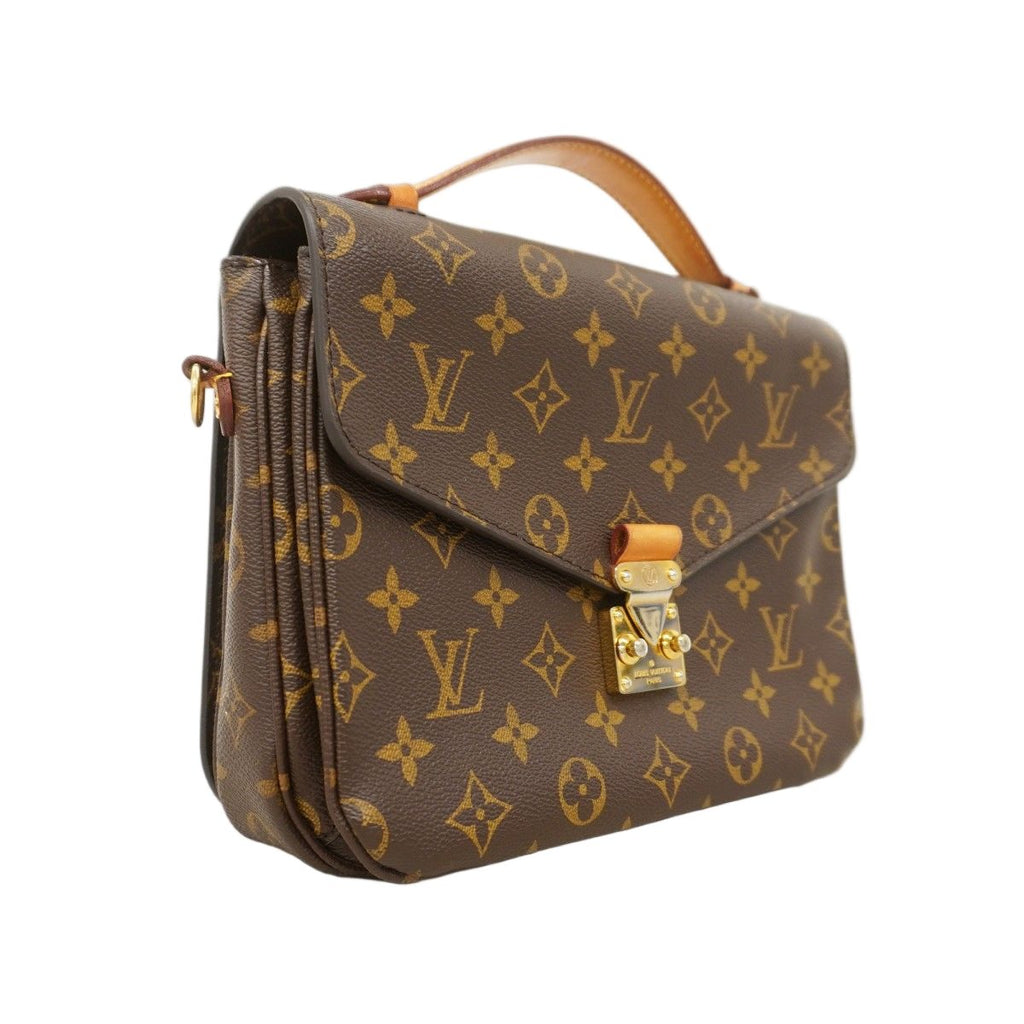 Louis Vuitton Handbag Monogram Pochette Metis MM Brown 2-Way — view 2