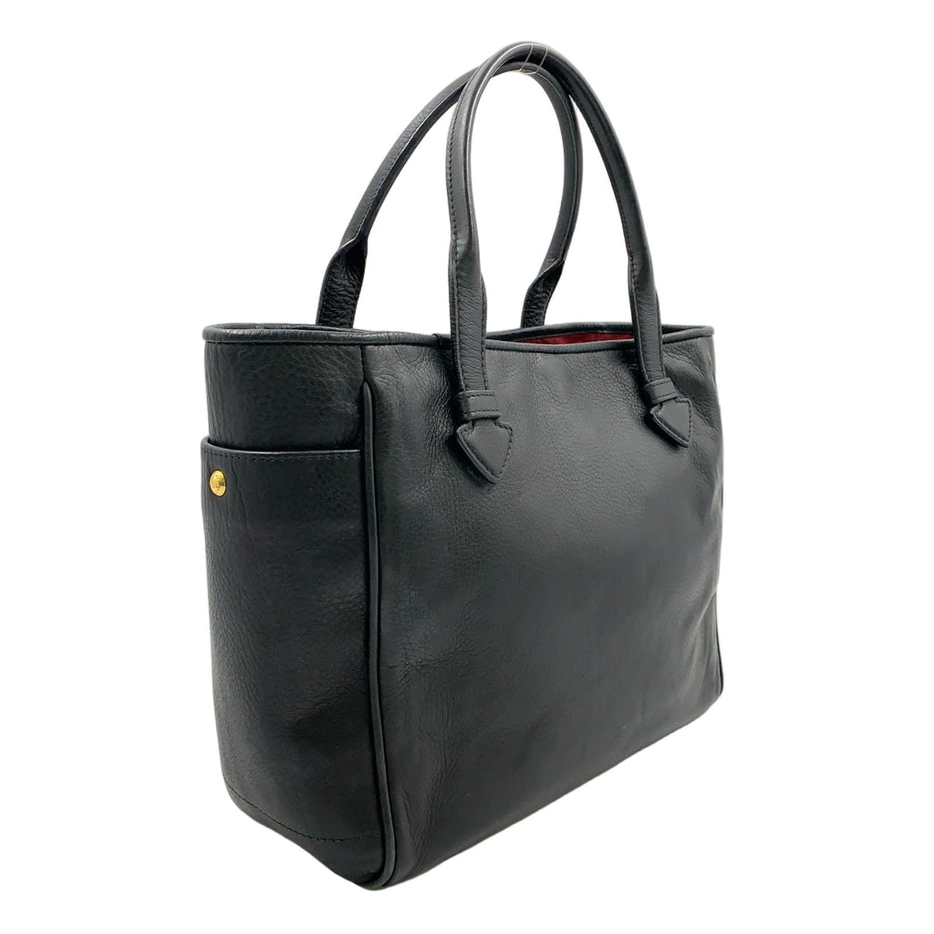 Loewe Heritage Calf Black Tote Gold — view 2