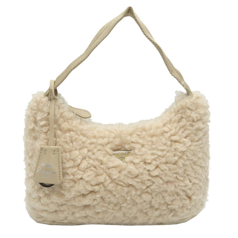 Prada Handbag Silk Wool