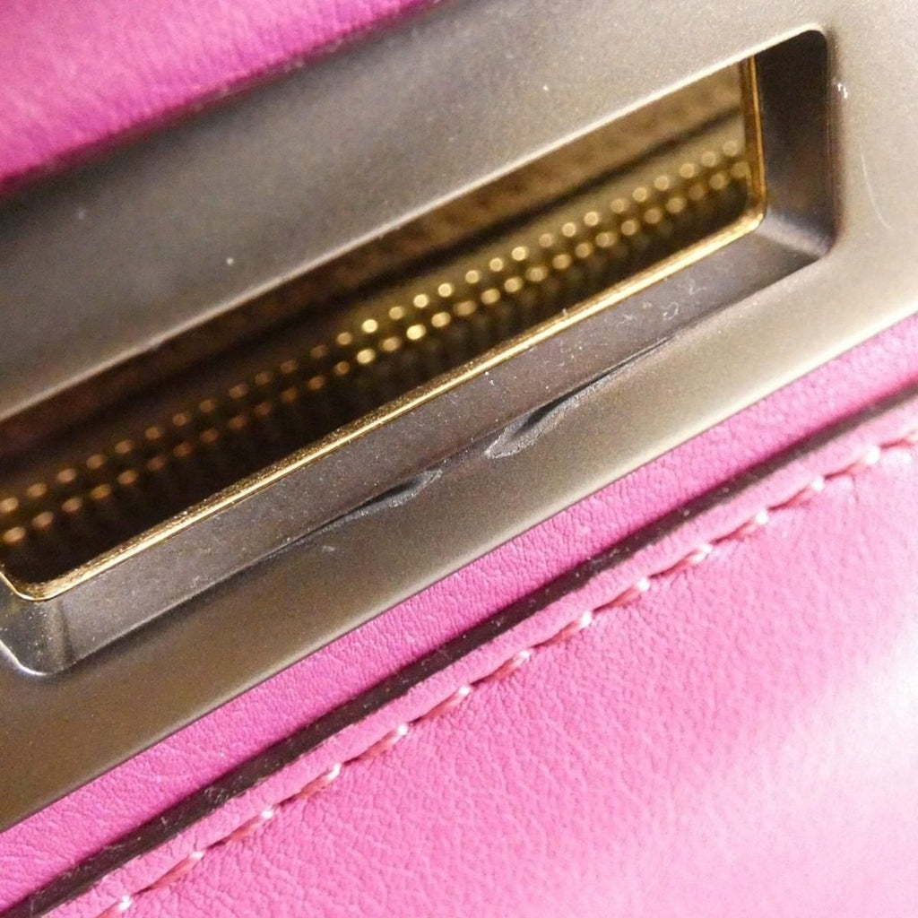 Fendi Peekaboo Bag Handbag Mazenta — view 5