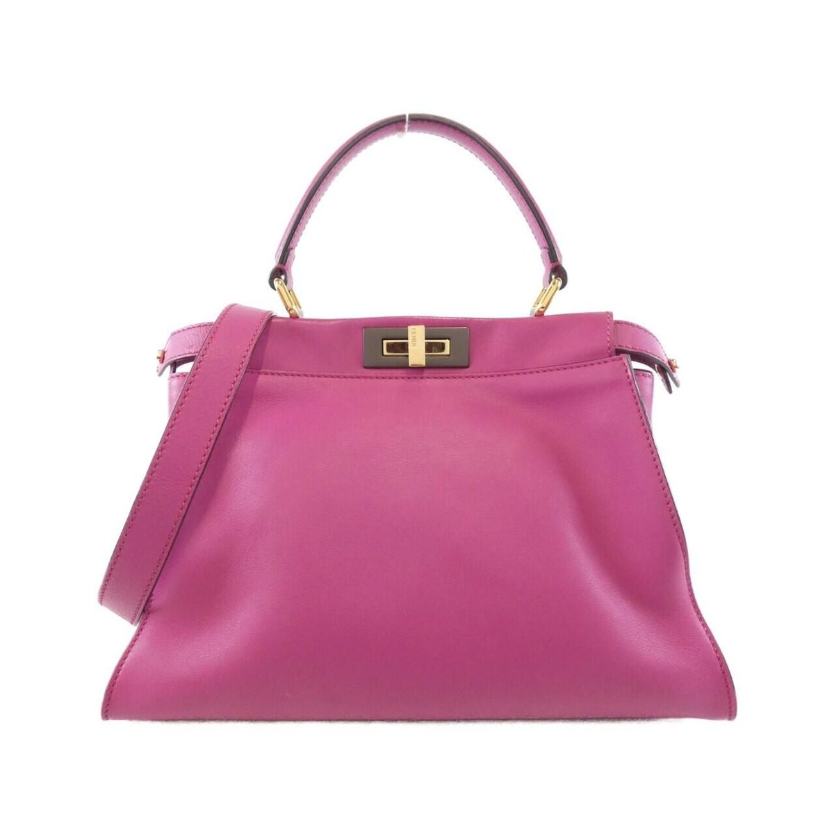 Fendi Peekaboo Bag Handbag Mazenta