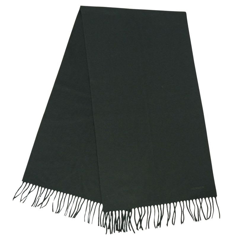 Hermes Scarf Shawl Fringe Cashmere
