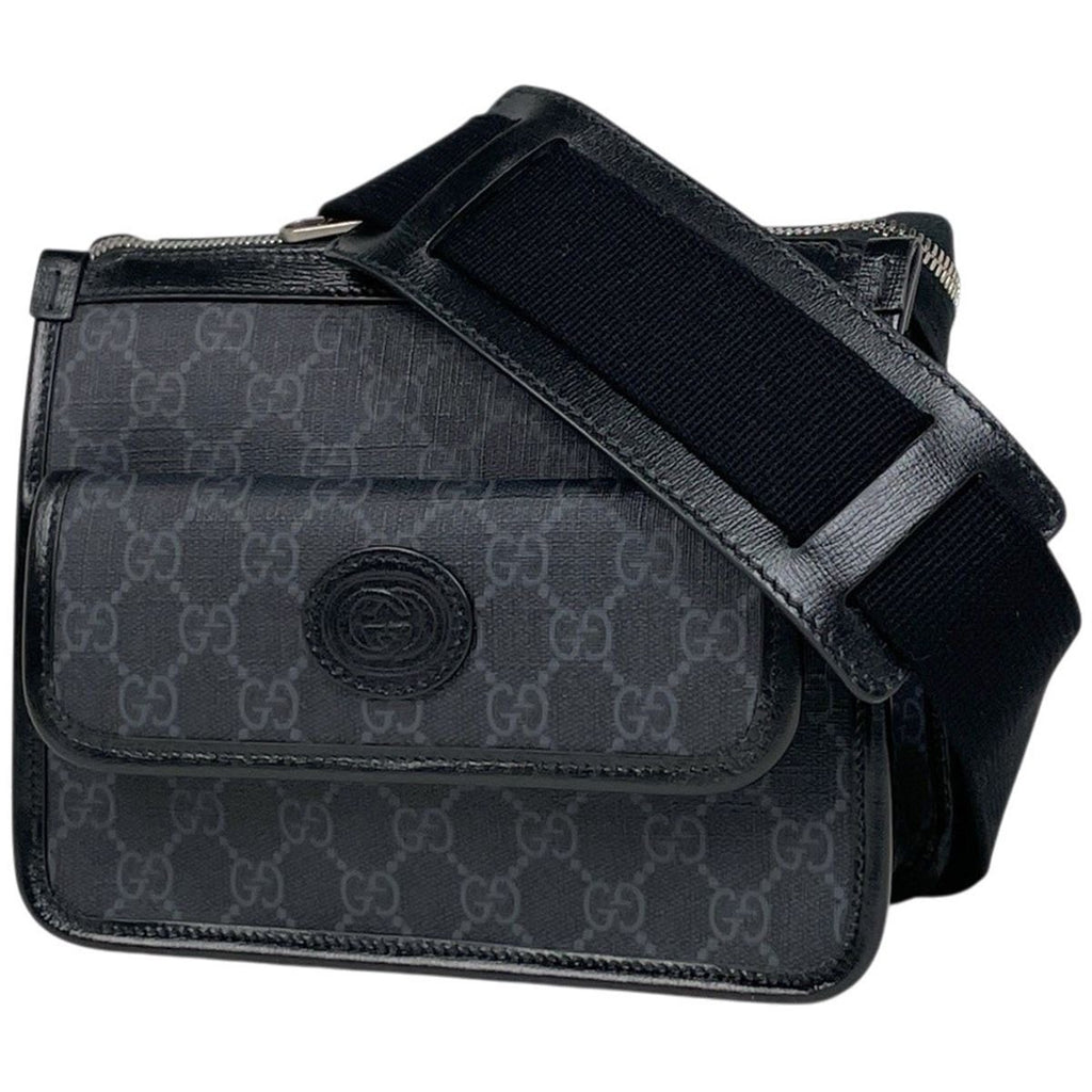 Gucci GG Pattern Shoulder Bag 2-Way Black