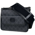 Gucci GG Pattern Shoulder Bag 2-Way Black