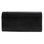 Gucci Long Wallet Women Leather Black Mistral GG Shape Pressed — view 2