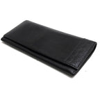 Gucci Long Wallet Women Leather Black Mistral GG Shape Pressed — view 3