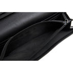 Gucci Long Wallet Women Leather Black Mistral GG Shape Pressed — view 8