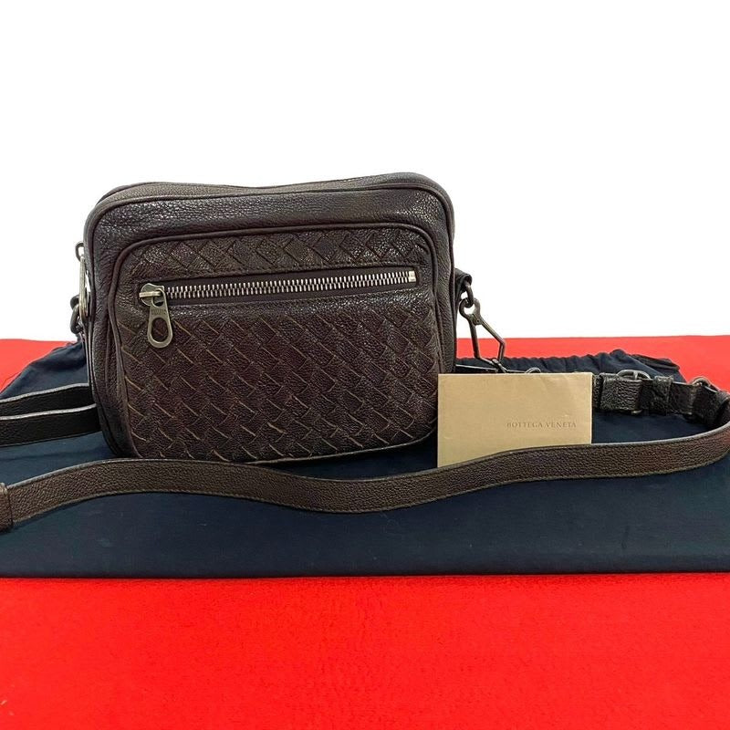 Bottega Veneta Intrecciato Leather Mini Shoulder Bag Pochette