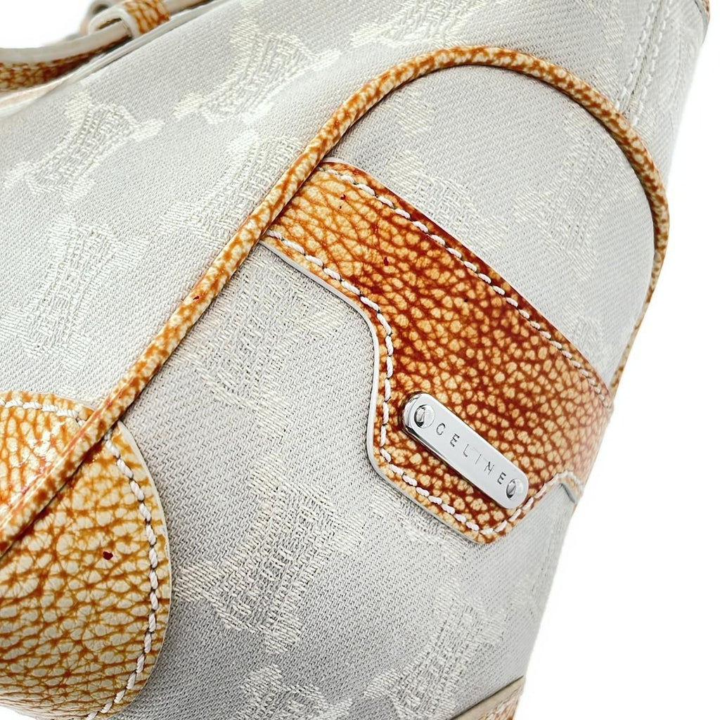 Celine Boogie Bag Canvas Silver — view 4