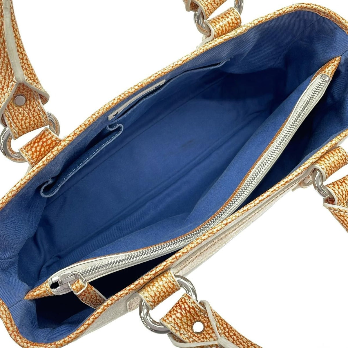 Celine Boogie Bag Canvas Silver — view 7