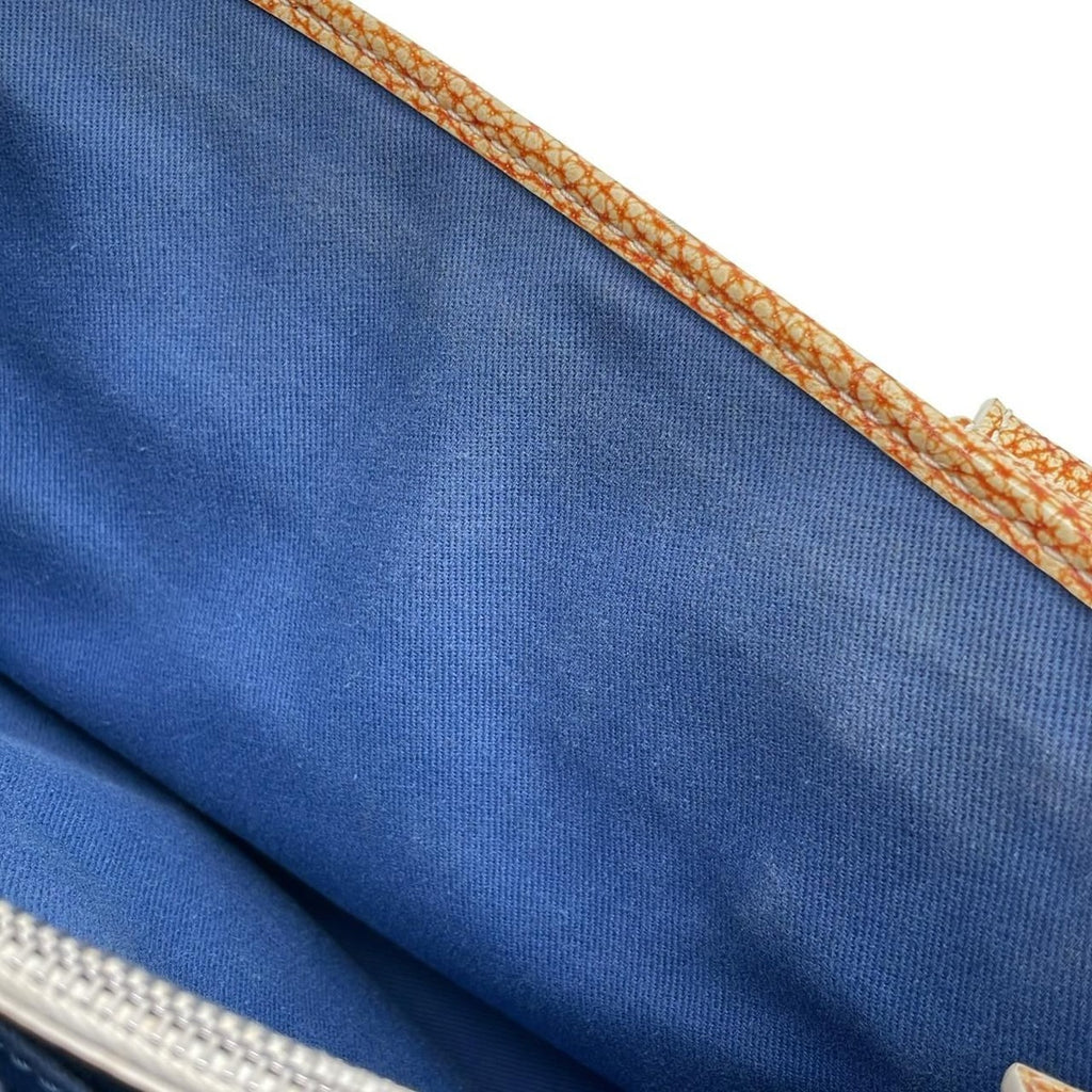 Celine Boogie Bag Canvas Silver — view 8
