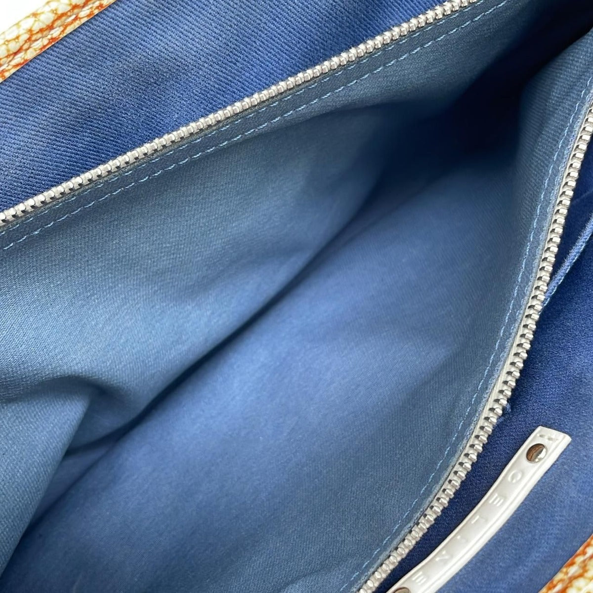 Celine Boogie Bag Canvas Silver — view 9