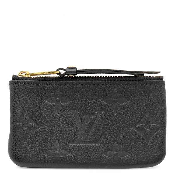 Louis Vuitton Coin Purse Key Case Pochette Cles Monogram Empreinte Black Gold