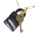 Hermes Amulet Padlock Gmnecklace — view 2