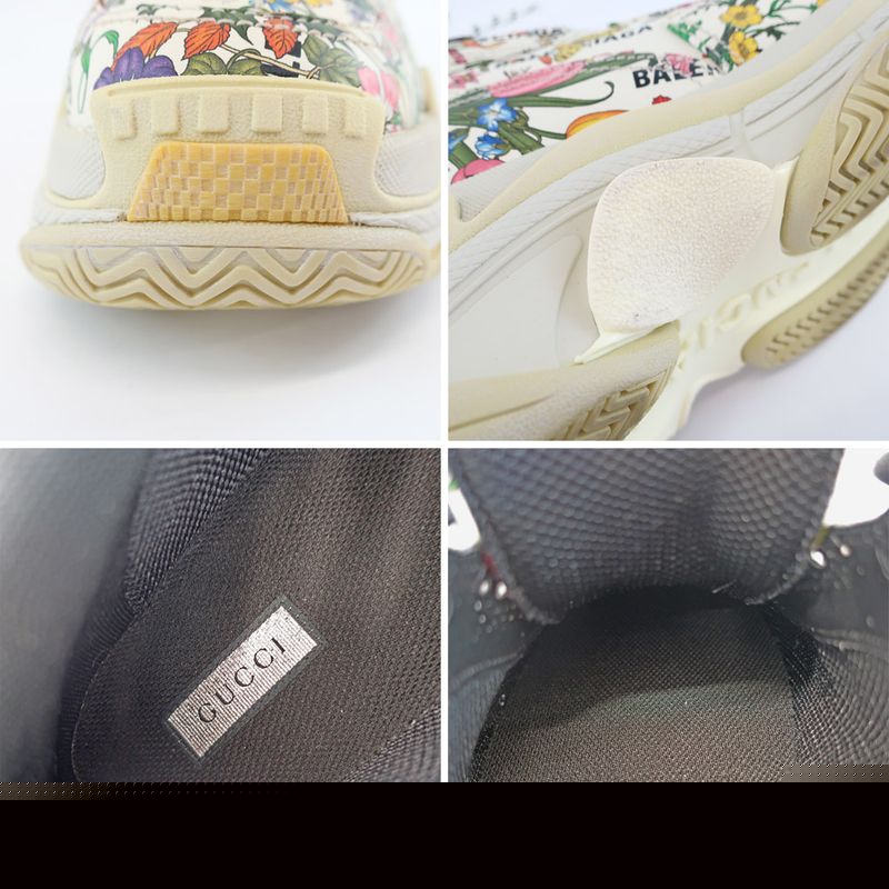 Gucci Balenciaga Hakka Project Triple S Flora Print Size — view 9