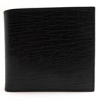 Gucci Wallet Men Leather Black 04848 Bifold with Coin Purse