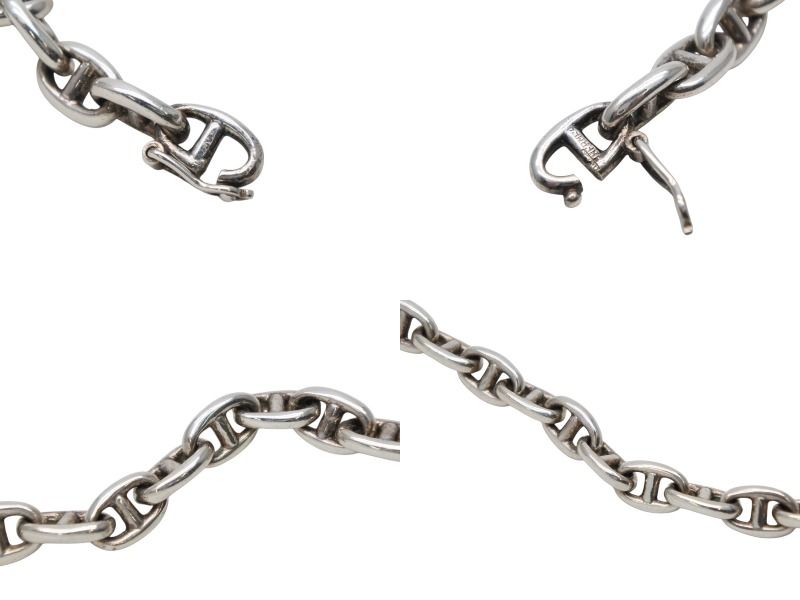 Hermes Vintage Chaine D'ancre TPM Bracelet 29 Links 925 Sterling Silver — view 8