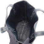 Hermes Tote Double Sens 28 Navy Blue Thalassa Leather — view 3