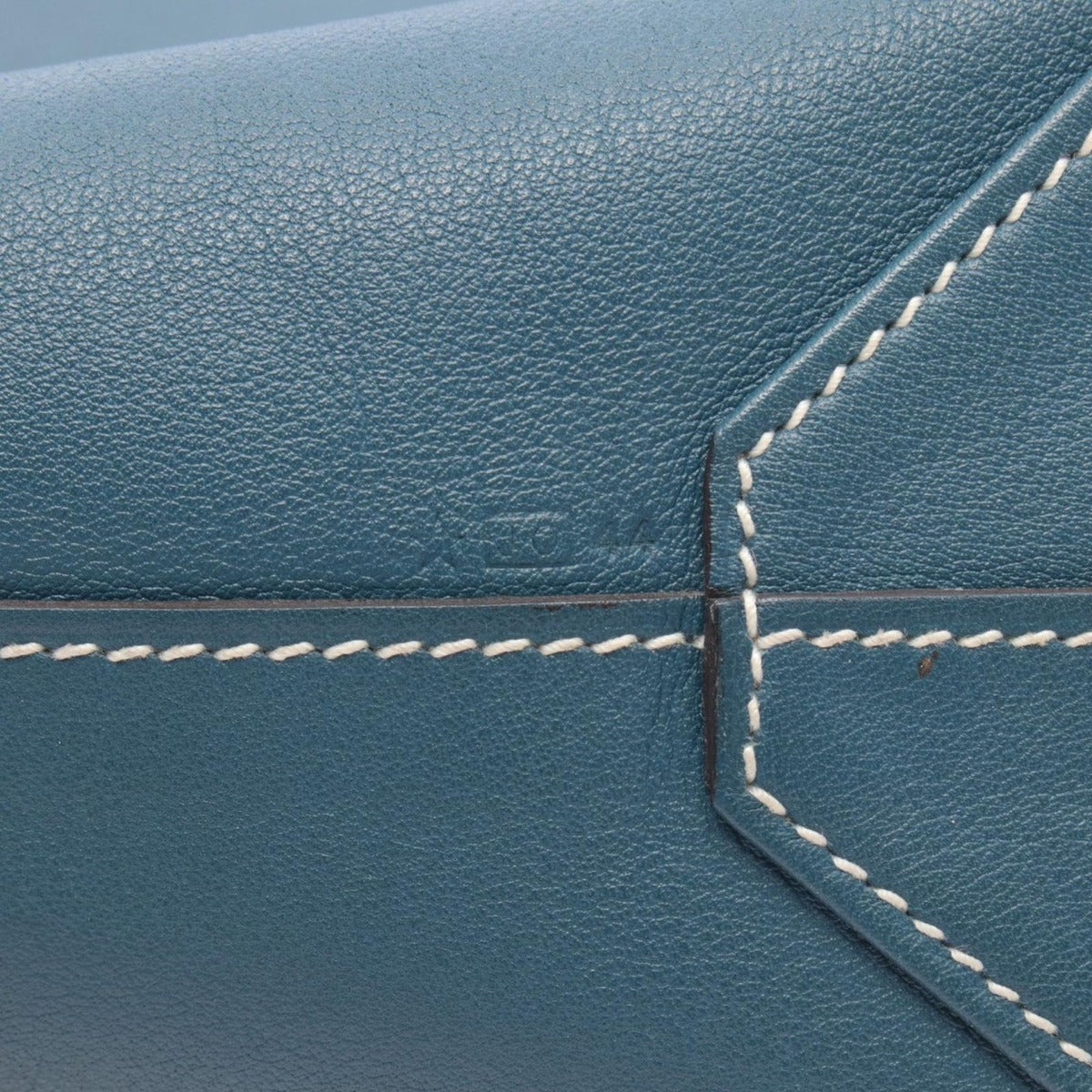 Hermes Tote Double Sens 28 Navy Blue Thalassa Leather — view 6