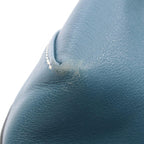 Hermes Tote Double Sens 28 Navy Blue Thalassa Leather — view 7