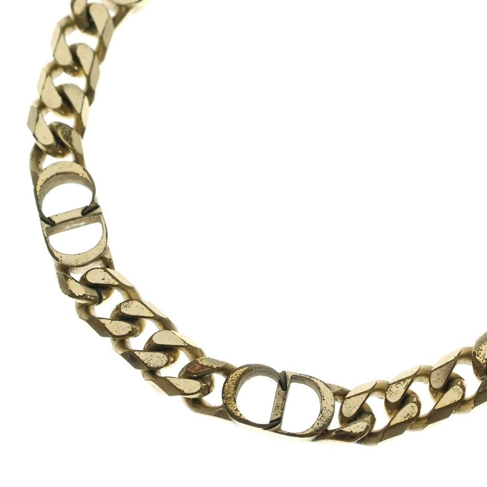 Dior CD Icon Necklace Logo Motif Gold